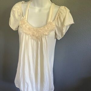 Blouse with halter strap. Size medium
